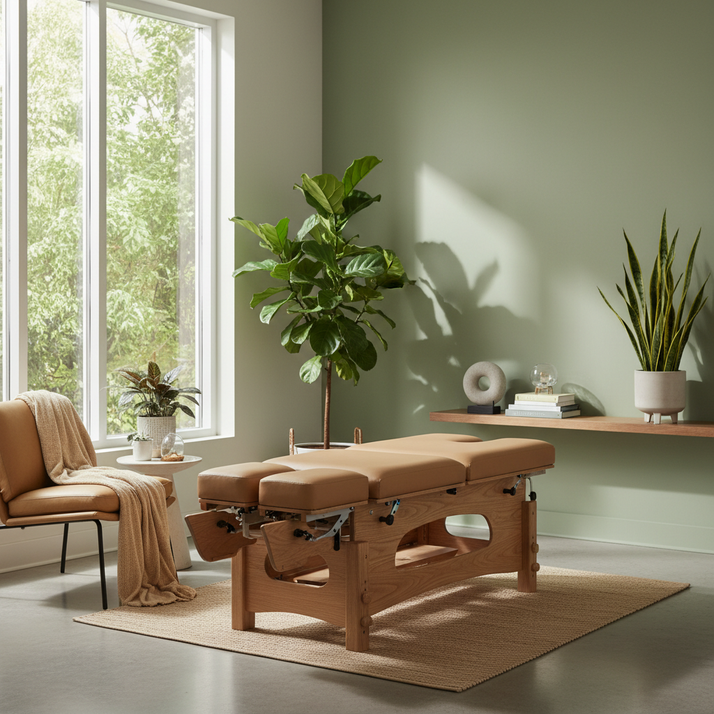 Chiropractic treatment room